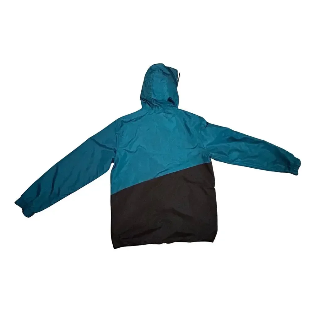 Russell Athletic Zip Up Hooded Jacket - Men's Size M Dark Green and Black - Picture 5 of 6